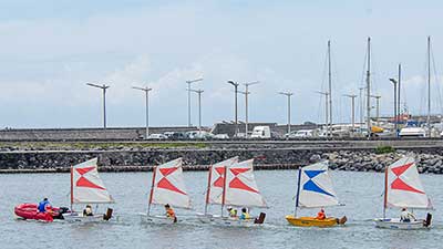 ANSP Saint Pierre La Réunion optimist remorquage